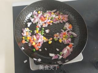 韩国芝士饭的做法步骤：2