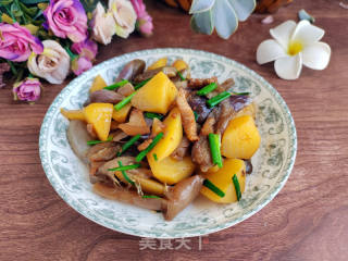 五花肉茄子烧土豆的做法