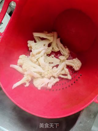 鸭肉炒花菜的做法步骤：4