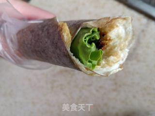生菜卷饼的做法步骤：9