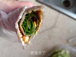 生菜卷饼的做法步骤：10