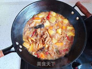 家常土豆炖鸡块的做法步骤：8
