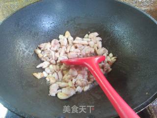 鸡腿肉炒木耳菜的做法步骤：7