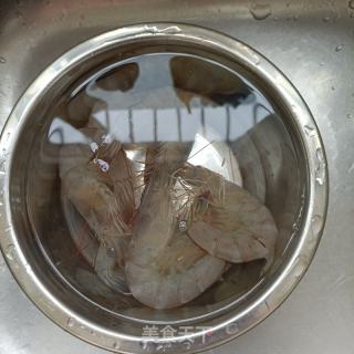 明虾炖肉豆角的做法步骤：3