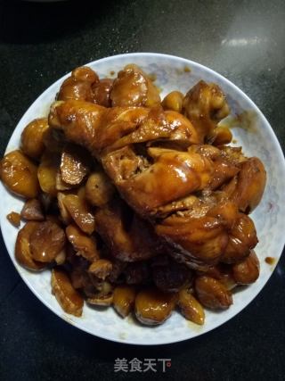 栗子炖鸡腿的做法步骤：8