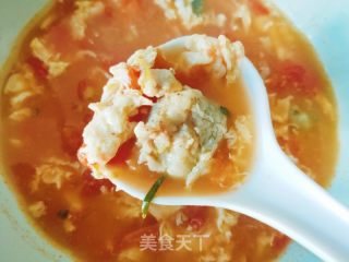 番茄虾丸鸡蛋汤的做法步骤：10