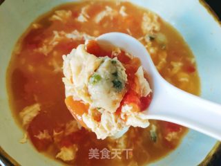 番茄虾丸鸡蛋汤的做法步骤：12