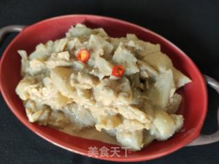 蒜泥芝麻酱拌茄子的做法步骤：11