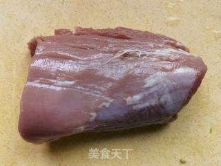糯米笋炒肉丝的做法步骤：1
