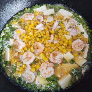虾仁豆腐煲的做法步骤：8