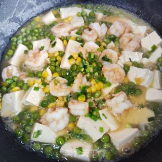 虾仁豆腐煲的做法步骤：9