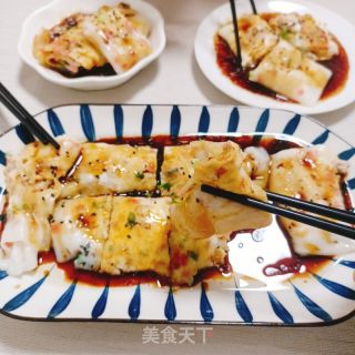 广东肠粉的做法步骤：16