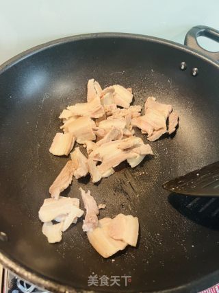 四川老咸菜回锅肉的做法步骤：2