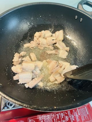 四川老咸菜回锅肉的做法步骤：3