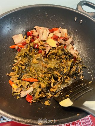 四川老咸菜回锅肉的做法步骤：5