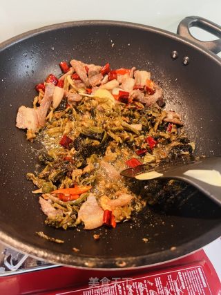 四川老咸菜回锅肉的做法步骤：6