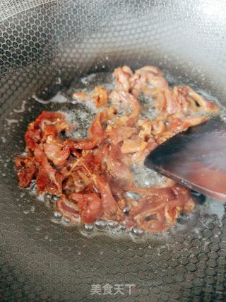 地瓜炒肉片的做法步骤：6