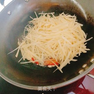 醋溜土豆丝的做法步骤：5