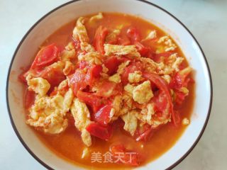 西红柿炒鸡蛋的做法步骤：10