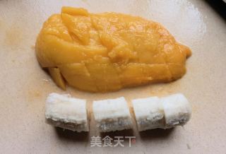 香蕉芒果燕麦奶昔的做法步骤：1