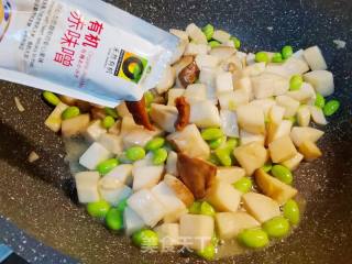夏日开胃下饭家常菜，酱香杏鲍菇豆干的做法步骤：5
