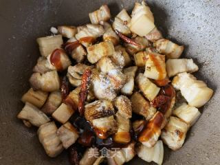 红烧肉炖土豆豆腐串的做法步骤：11
