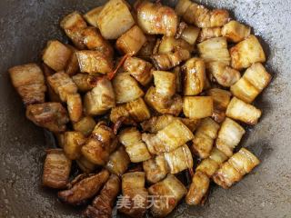 红烧肉炖土豆豆腐串的做法步骤：12