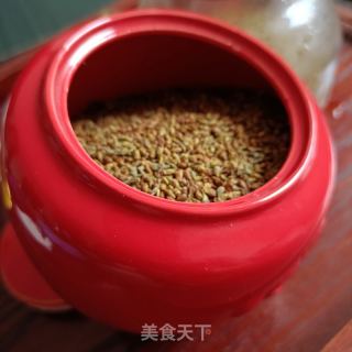 炒槐米茶的做法步骤：13