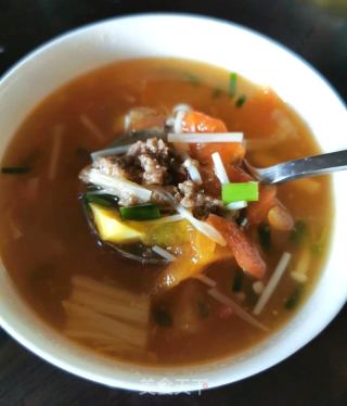 西红柿牛肉汤的做法步骤：9