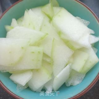 肉沫竹荪炖冬瓜的做法步骤：1