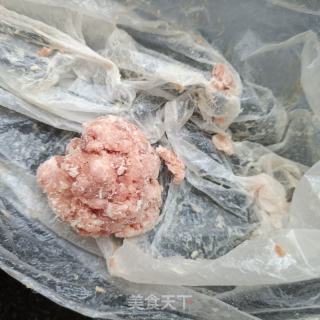肉沫竹荪炖冬瓜的做法步骤：3
