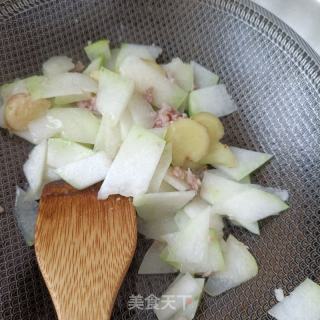 肉沫竹荪炖冬瓜的做法步骤：7