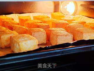 爆浆烤豆腐的做法步骤：11