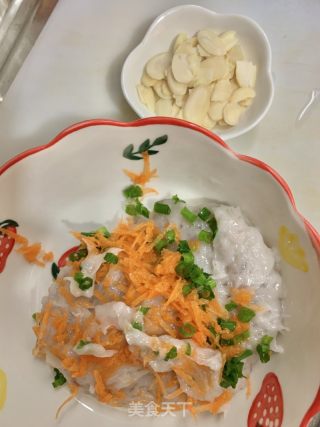 ????零油版的杏片蝦球????的做法步骤：1