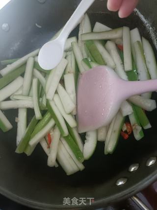 素炒胡子的做法步骤：4