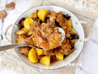 ????软糯鲜美✅香菇土豆炖鸡块‼️香喷喷超下饭的做法步骤：16