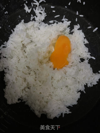 虾仁菜脯炒饭的做法步骤：3