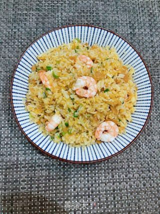 虾仁菜脯炒饭的做法步骤：11
