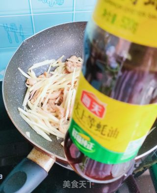 嫩姜炒鸡肉丝的做法步骤：14