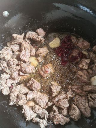 蔬菜烧牛肉的做法步骤：5