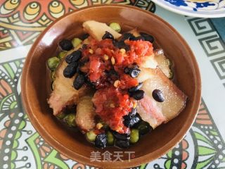 腊肉蒸豌豆的做法步骤：8