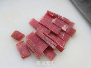 纯精火腿煮夜开花的做法步骤：2