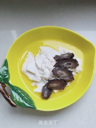 油淋海参豆腐的做法步骤：5