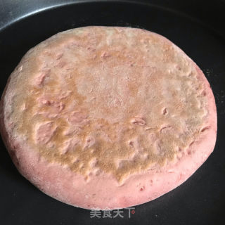 粉红色锅盔的做法步骤：9