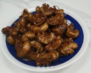 椒香爆炒知了的做法步骤：4