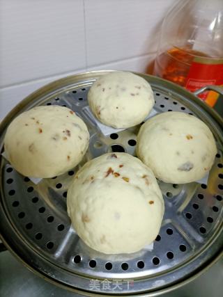 奶香红枣馒头豆包的做法步骤：10