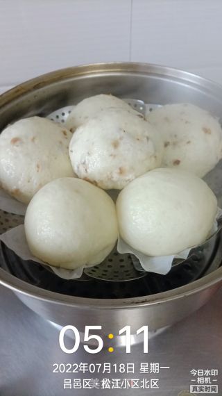 奶香红枣馒头豆包的做法步骤：12