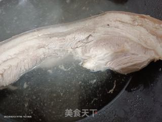 五花肉炒四季豆的做法步骤：2
