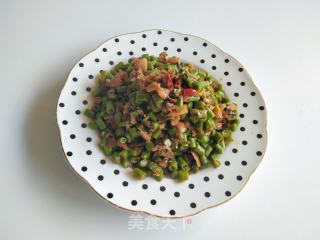 外婆菜炒长豆角的做法步骤：12