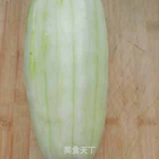 老黄瓜炒明虾的做法步骤：3